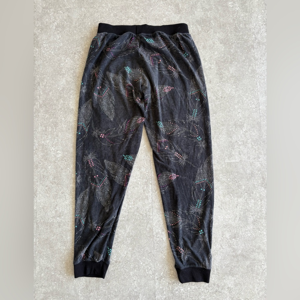 Black Patterned Joggers - Picture 5 of 5